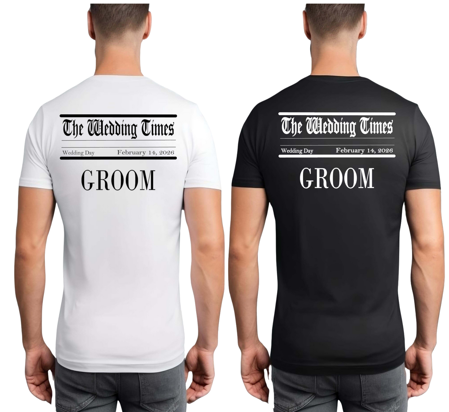 Groom & Groomsmen T-Shirts - Wedding Party Apparel