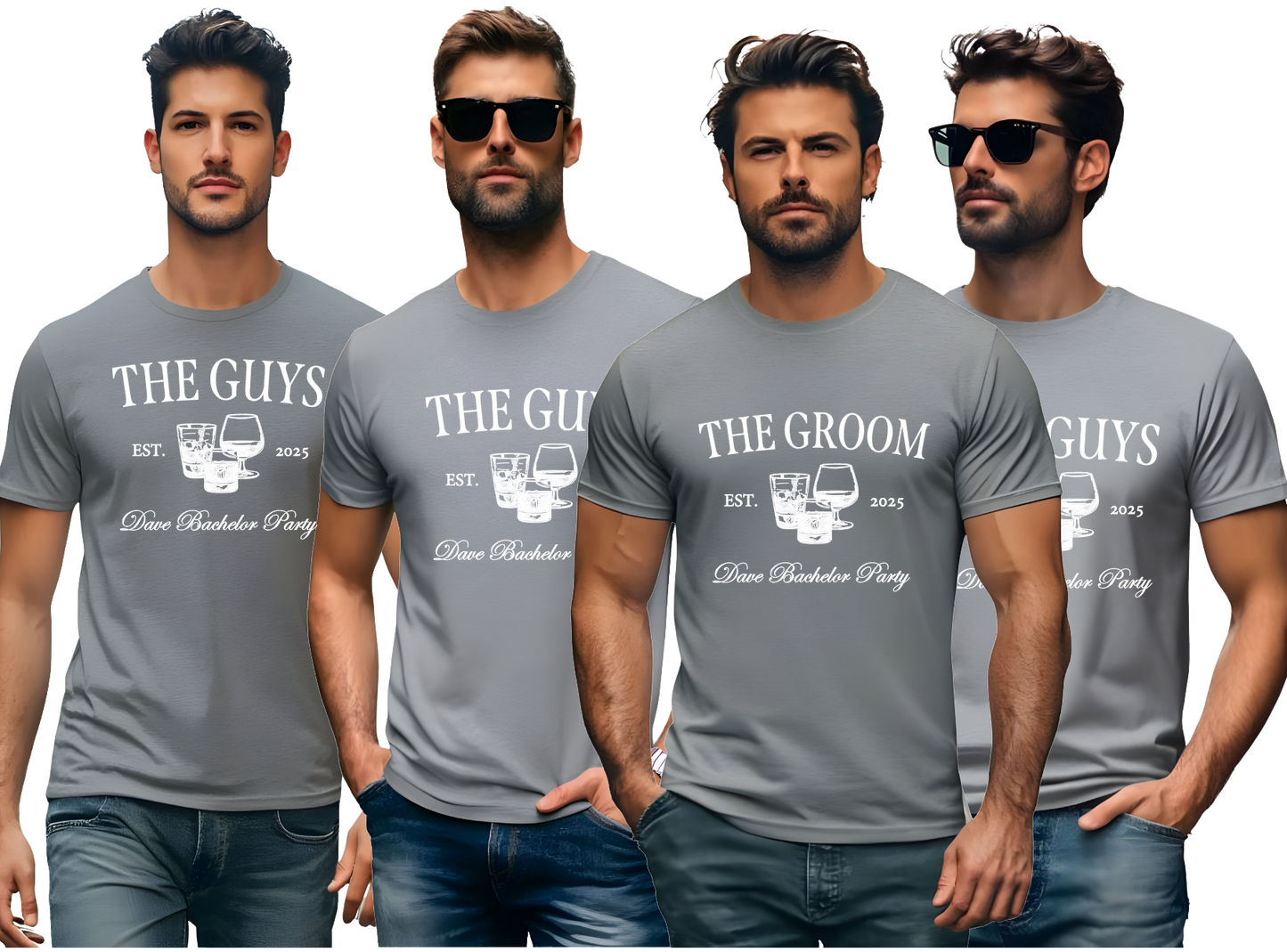 Groom & Groomsmen T-Shirts - Wedding Party Apparel
