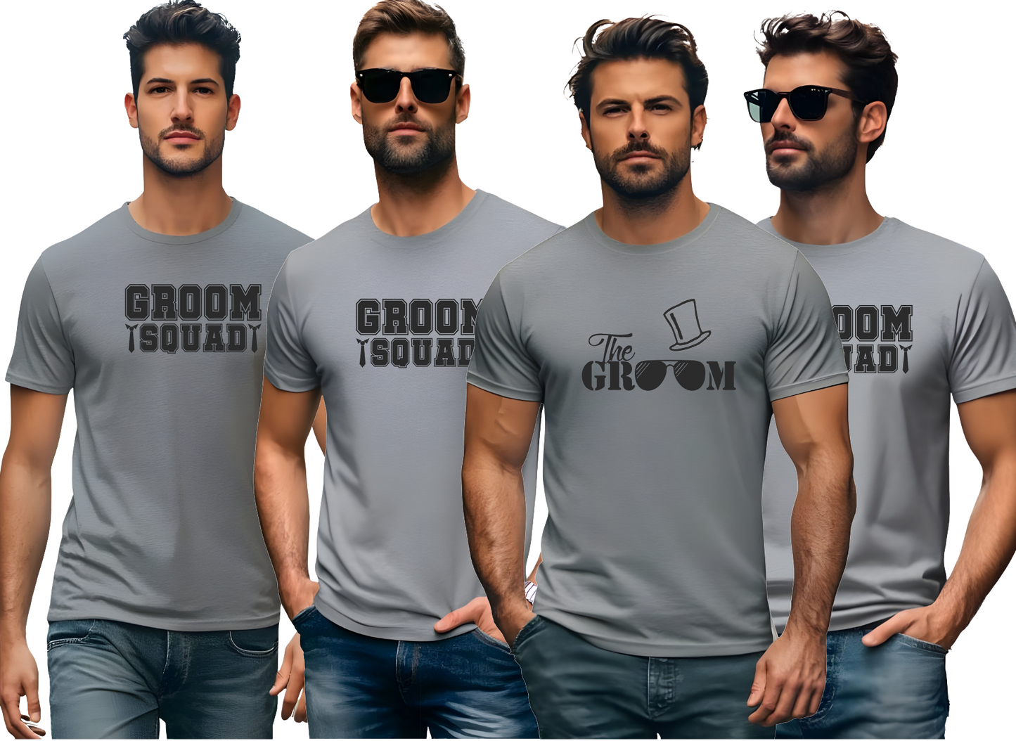 Groom & Groomsmen T-Shirts - Wedding Party Apparel