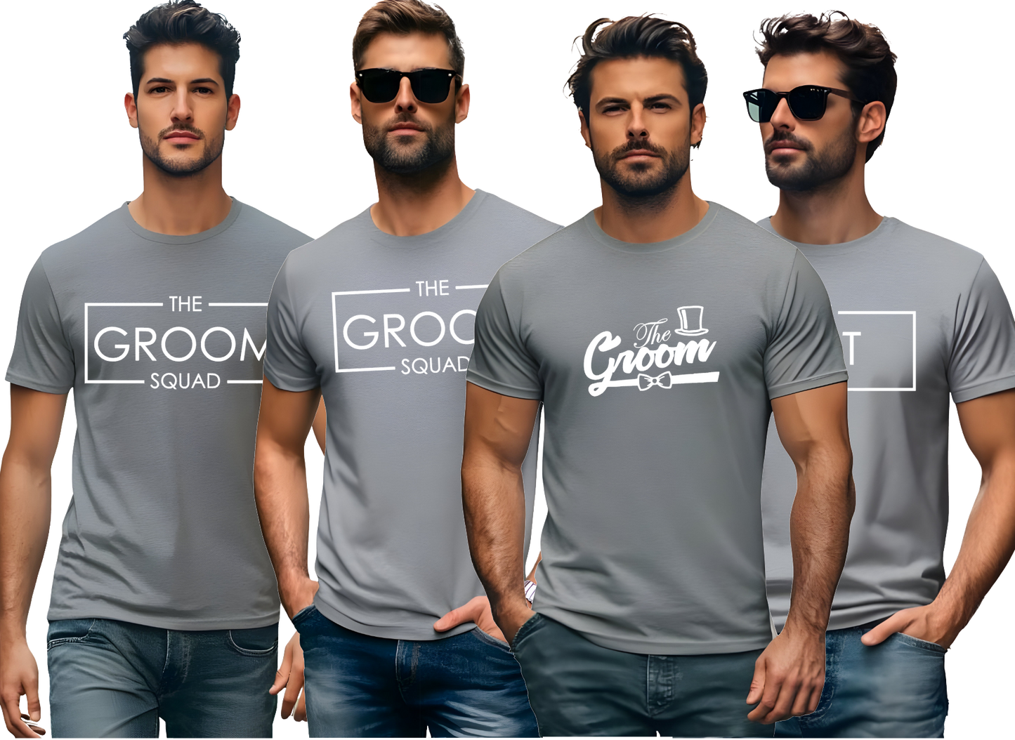Groom & Groomsmen T-Shirts - Wedding Party Apparel