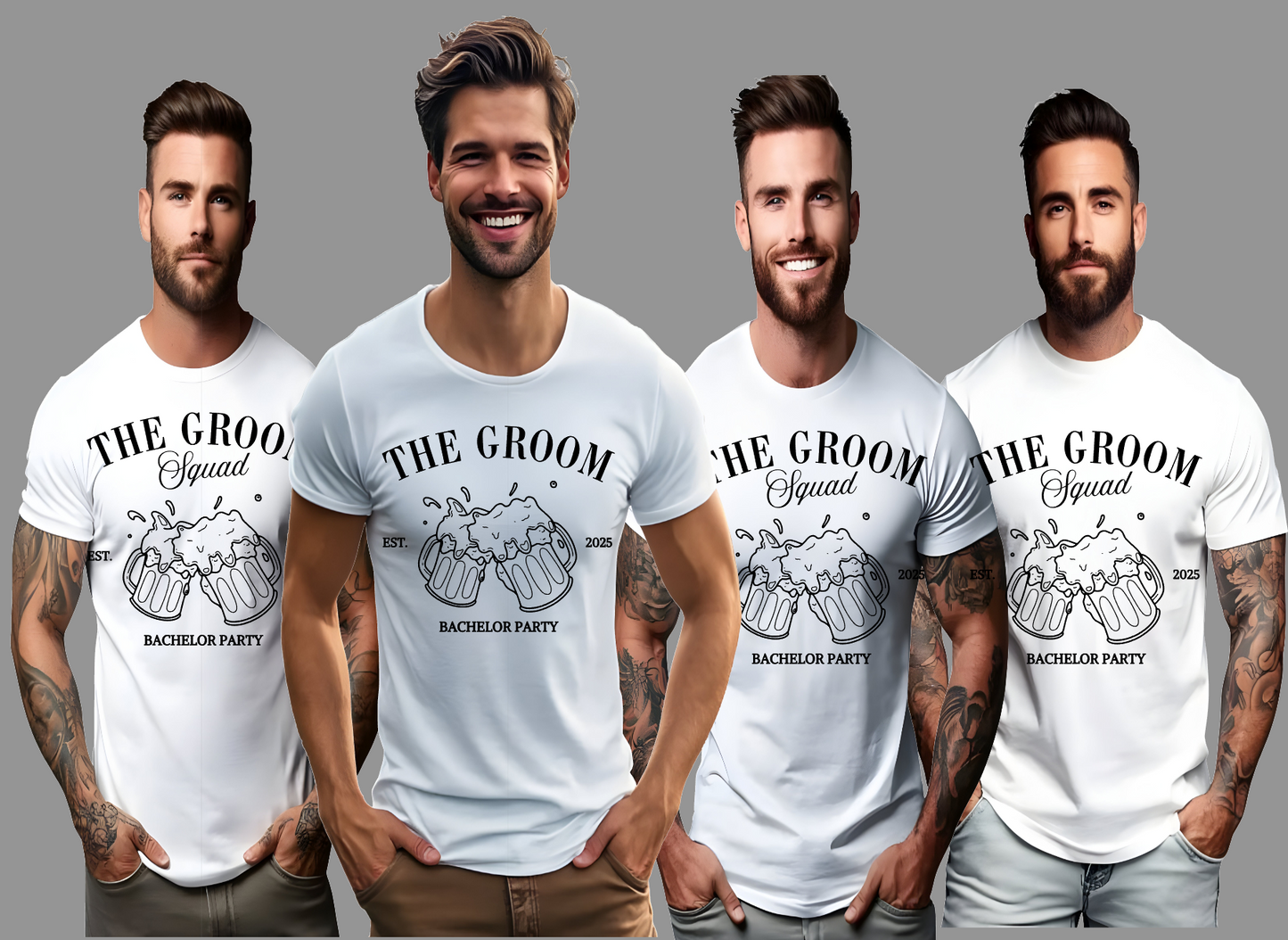 Groom & Groomsmen T-Shirts - Wedding Party Apparel