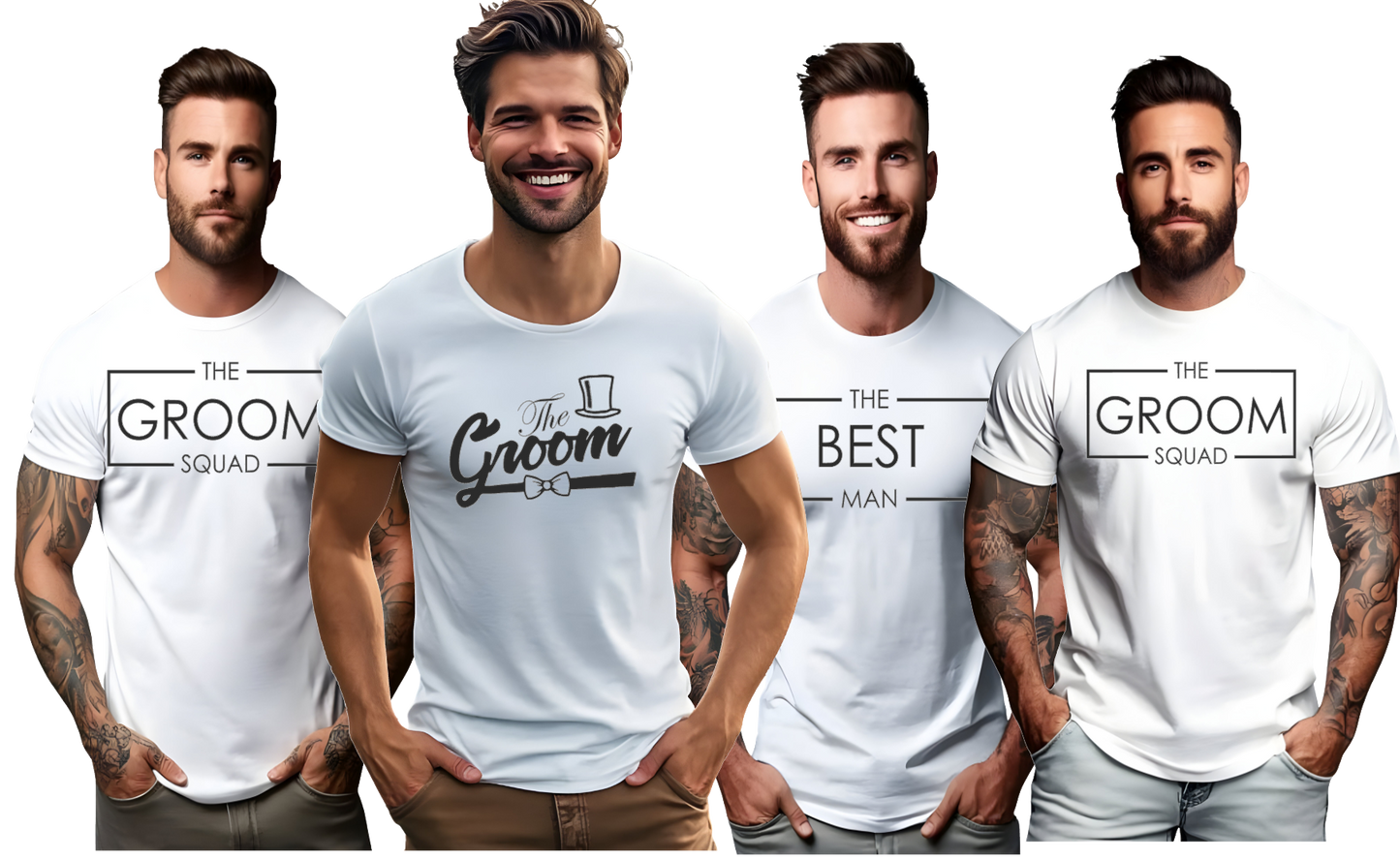 Groom & Groomsmen T-Shirts - Wedding Party Apparel