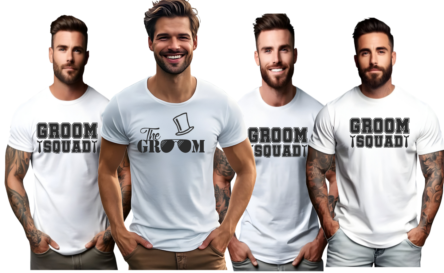 Groom & Groomsmen T-Shirts - Wedding Party Apparel
