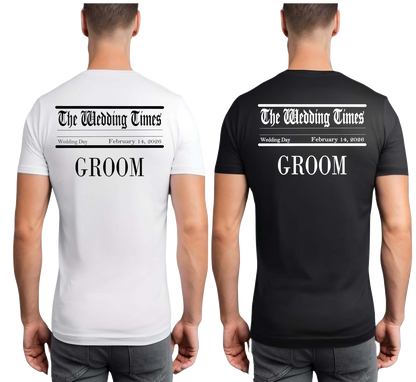 Groom & Groomsmen T-Shirts - Wedding Party Apparel