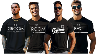 Groom & Groomsmen T-Shirts - Wedding Party Apparel