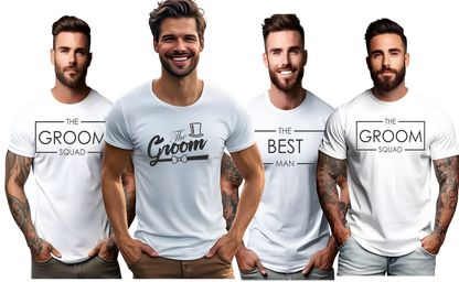 Groom & Groomsmen T-Shirts - Wedding Party Apparel