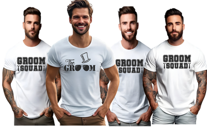 Groom & Groomsmen T-Shirts - Wedding Party Apparel